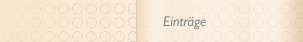 Eintr&auml;ge